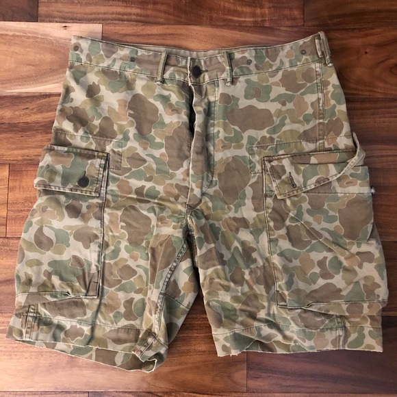 rrl camo cargo pants